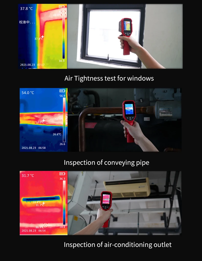 UTi120S  120*90 Resolution Mobile Phone Laptop Repairing Handheld Digital Thermal Imager Camera view 5