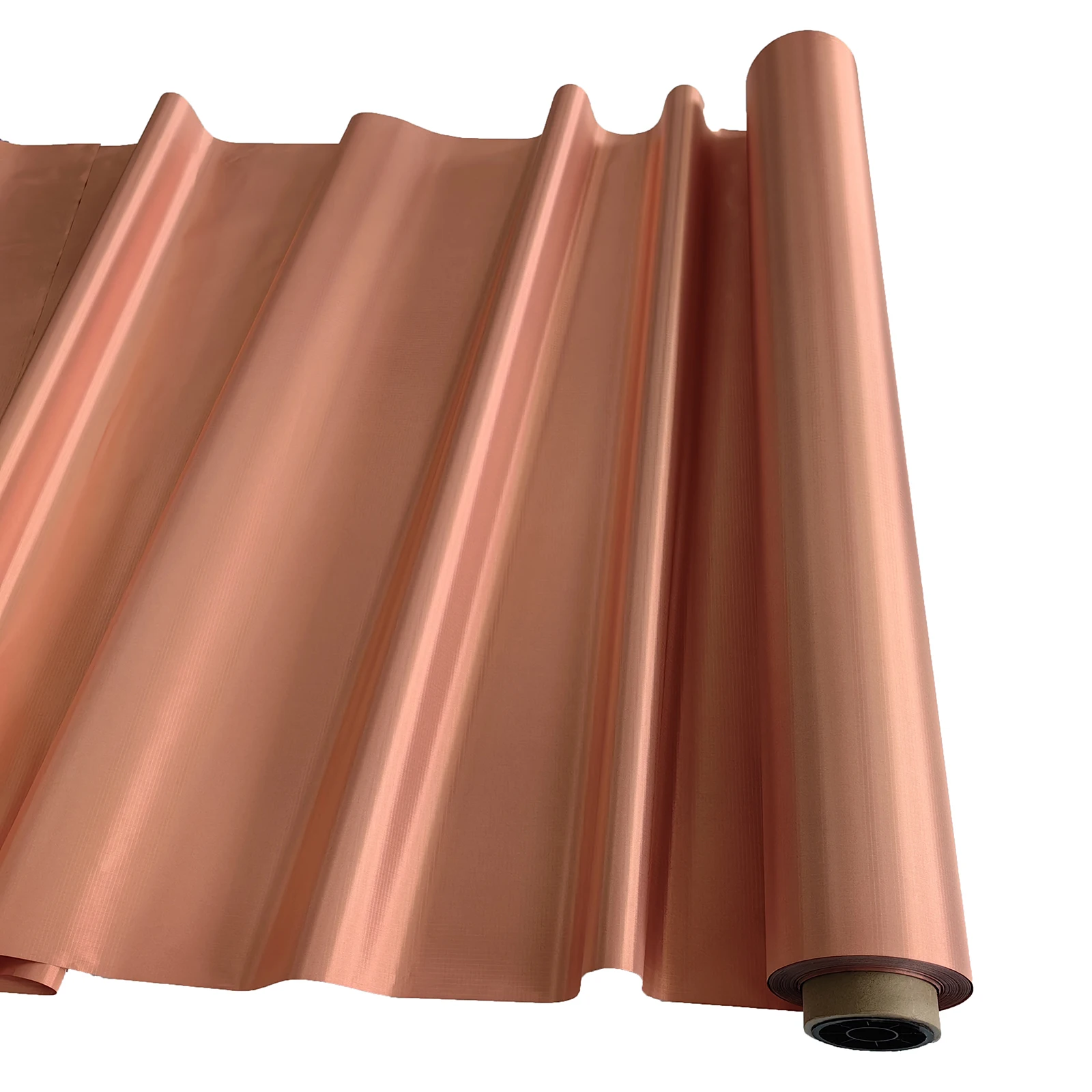 Rolled-up Pure Copper Cloth Block WiFi Anti-Radiation EMP EMF Protection RFID Shielding Faraday Fabric Plaid High Conductive