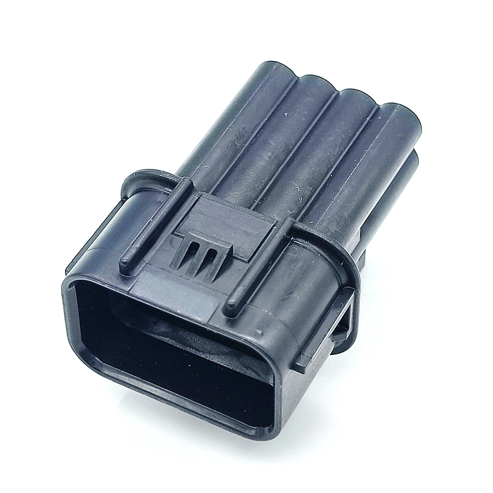 6181-6850 8 Pin Waterproof Automotive Connector Male HX Series 1.5mm PBT Black for Motorcycle ABS Sensor Wiring