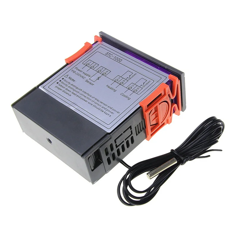 【Home-Tools!】LED Digital Temperature Controller Relay Thermoregulator Thermostat STC-1000 AC 110-220V 10A For Heater Freezer Fri