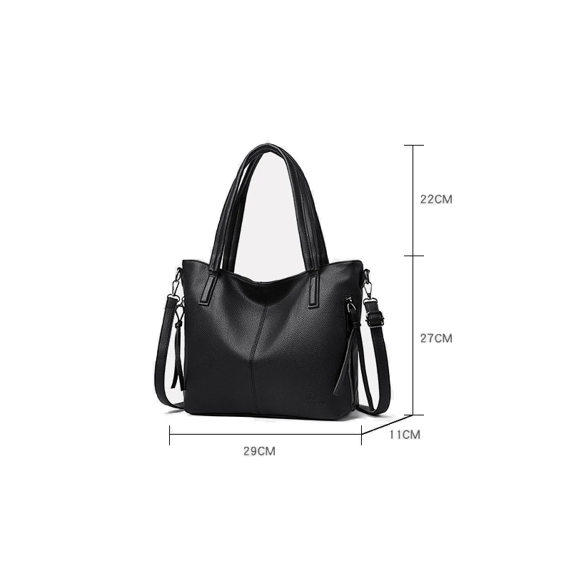 High Quality Ladies Soft Leather Shoulder Bag Designer Luxury Handbags Tote Bags For Womens 2026 Female Crossbody Messenger Bags