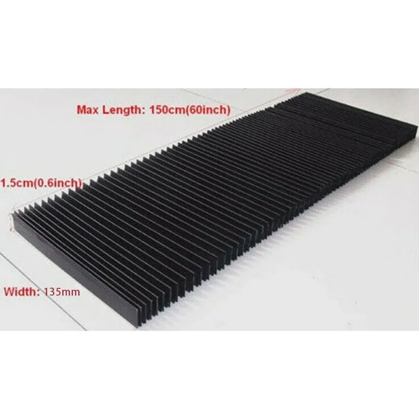 Milling Machine Flexible Guard Dust Cloth Three-proof Cloth Protective Flat Accordion Bellows Cover Tool 1.5 Meters*15mm CNC tire removal machine stainless steel automatic bird head 560m flip bird head free crowbar to grill explosion proof flat tires