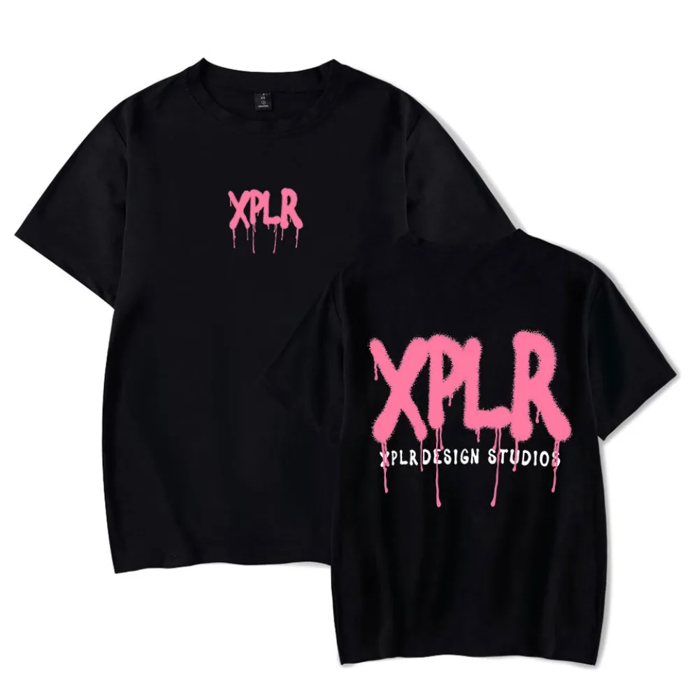 XPLR Sam and Colby Grafitti T-Shirt Merch Unisex Hiphop Summer Fashion Short Sleeve Tshirt Tee Streetwear