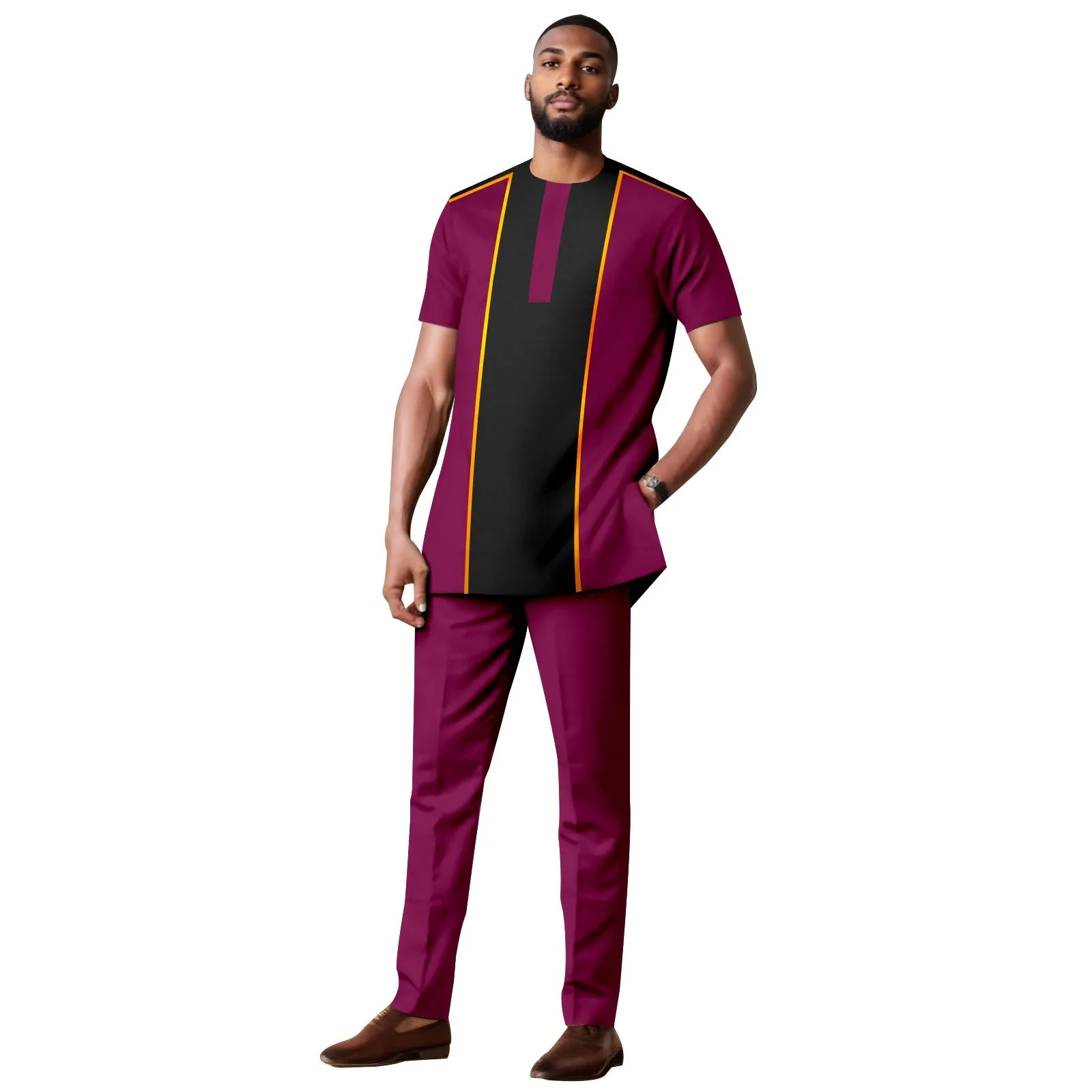 2024 Summer Sports Set Men's Short Sleeve T-shirt+Pants 2-piece Set Men's Oversized Size 3D Printed Pants Set