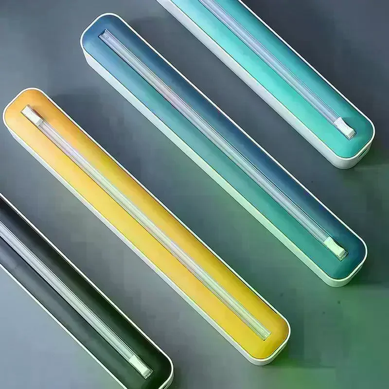 Multi-functional Cling Film Cutter, Tear-free Sliding Cutter Suitable For Plastic Cling Film And Aluminum Foil Household