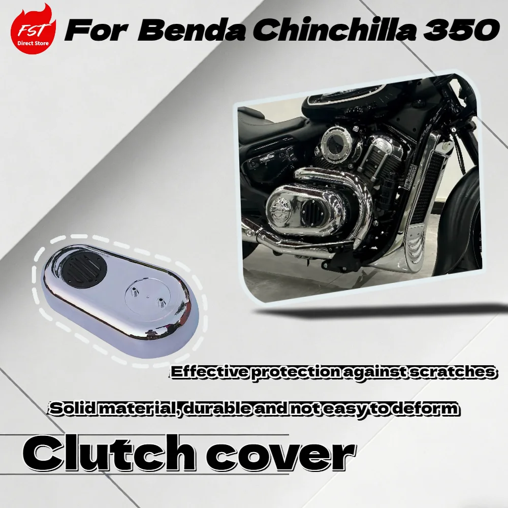 

For Benda Chinchilla350 Dedicated Electroplated Clutch Cover Effective Heat Insulation Anti Scald Exterior Modification Parts