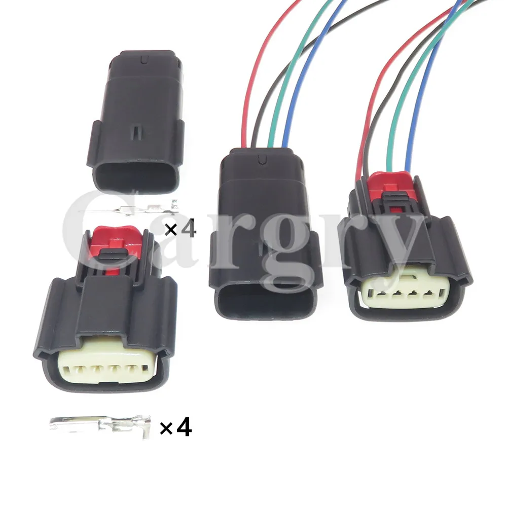 1 Set 4P 33471-0401 33481-0401 AC Assembly Auto Waterproof Plug Car Ignition Coil High Voltage Pack Socket for Buick Chevrolet