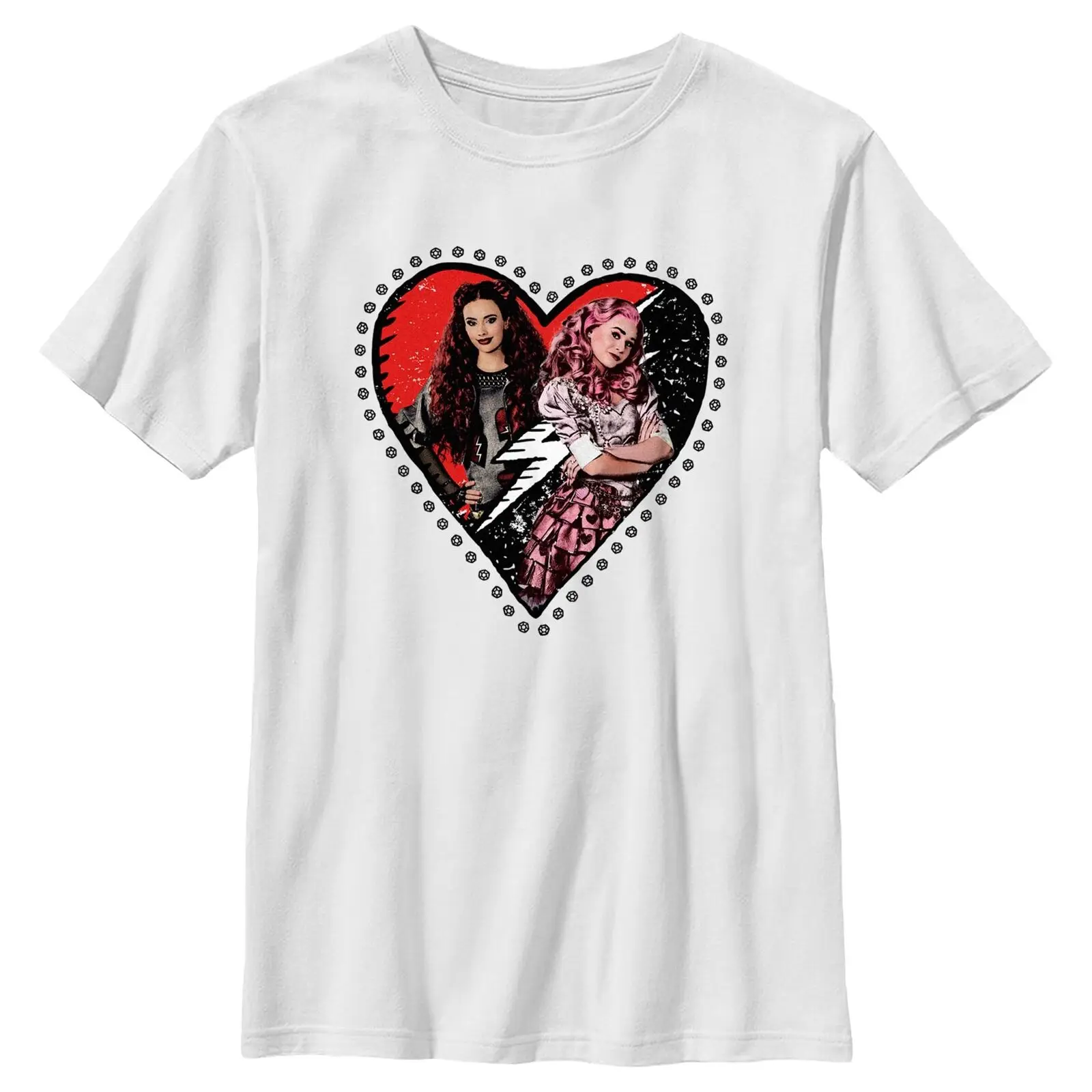 

Boy's Descendants: The Rise of Red Bridget and Daughter Photo Heart T-Shirt