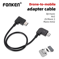 30CM Tablet Phone Type-C Micro-USB OTG Data Cable Adapter for DJI Spark Mavic Pro Air 2 Zoom Mini Drone Connector Hubsan Zino