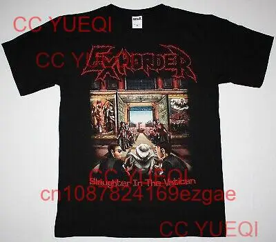 EXHORDER убой в Ватикан 90 Новая Черная футболка