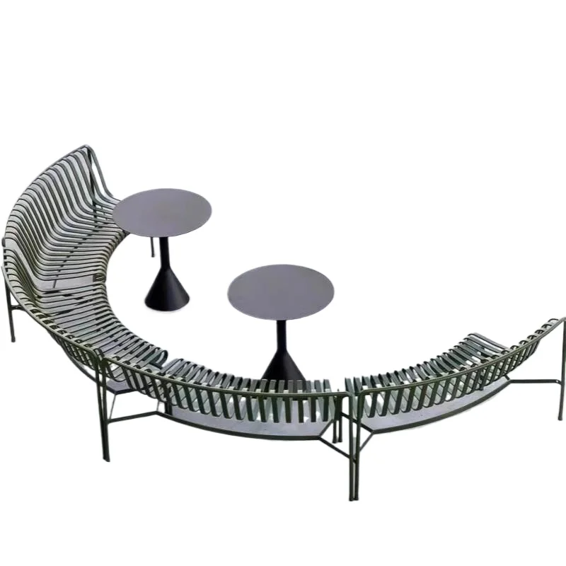 

Aluminum alloy outdoor park chair, table, chair, bench furniture outside public places