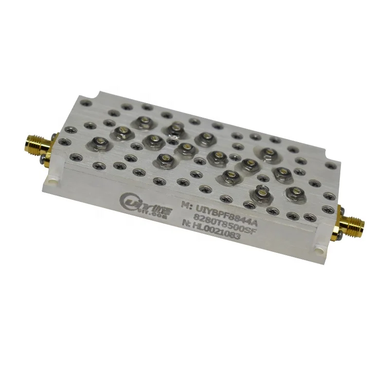 8280 إلى 8500 ميجا هرتز مرشحات ممر الموجة الترددات اللاسلكية UHF VUF 50W RF مرشح تجويف