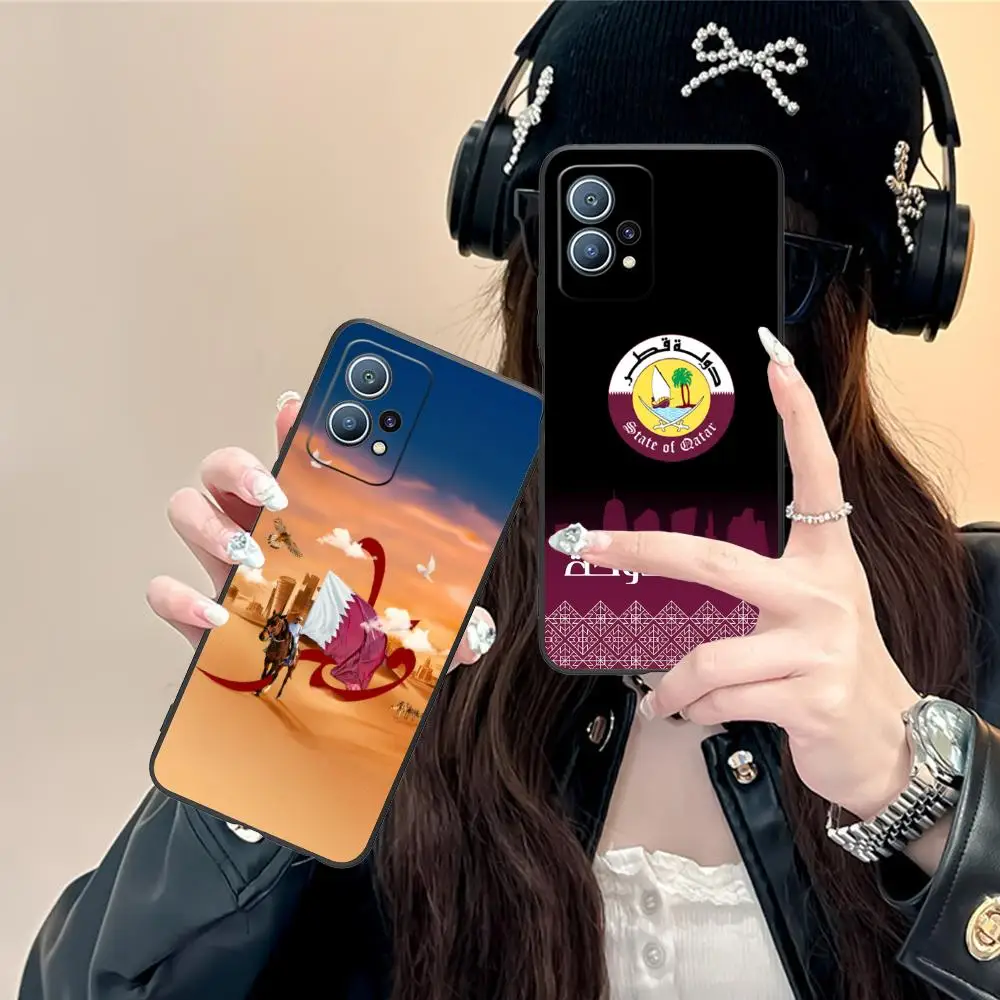 Qatar Flag Mobile Cell Phone Case for Huawei P60 P50 P40 P30 P20 P10 P9 P8 Pro Lite Plus Colour Printing Cover Smartphone Luxury