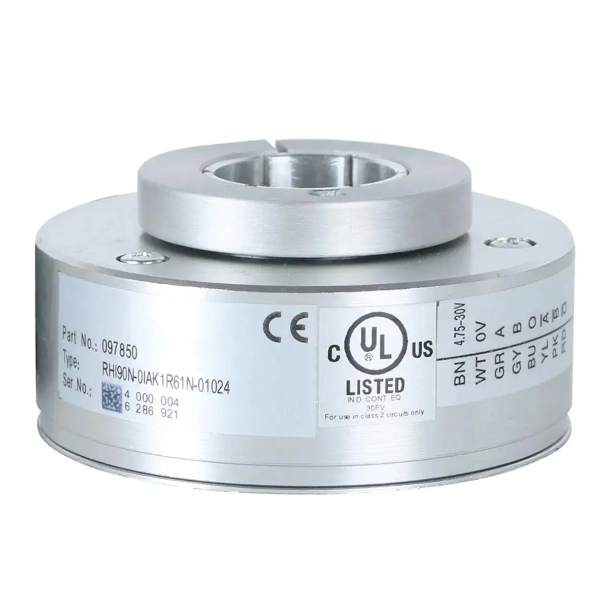 1024PPR Hollow Shaft Absolute Rotary Encoder RHI90N-0HAK1RN-01024 with Options 0F 2F 0G 0I 0L 0N AK1, Heavy Duty IP67