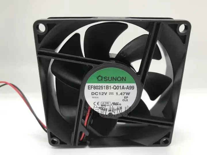

Free shipping, brand new original 8025 EF80251B1-Q01A-A99 12V 1.47W axial flow silent fan