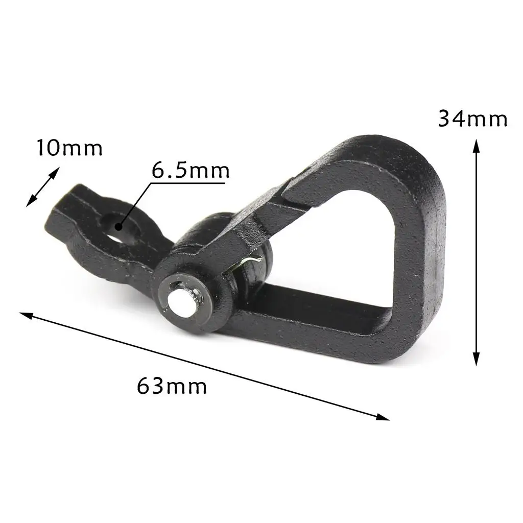 Universal Hanger Motorcycle Motorbike Bike Clasp Aluminum Black