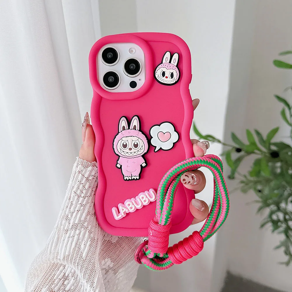 Cute LaBuBu Soft Silicone Phone Case For Xiaomi Redmi 13 12 10 8 9 Prime A1 A2 Plus A3 S2 11A 10A 9i 9T 9AT 9A 9C 10C 12C 13C 4G