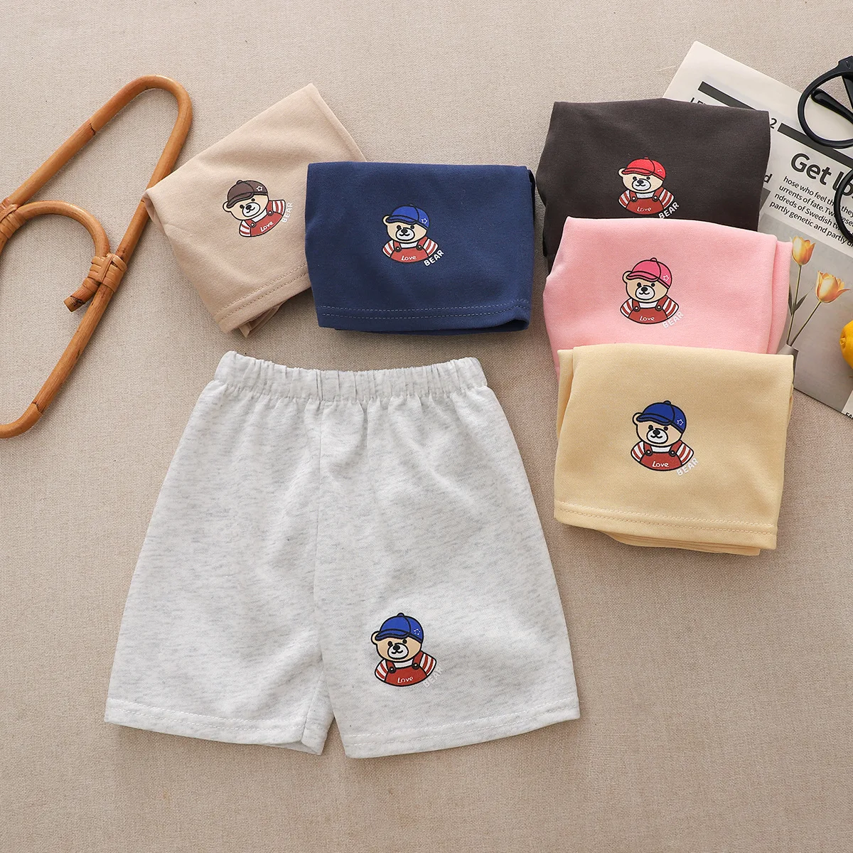 Baby Boys Girls Short Pants Summer Children Kids Cotton Breathable Beach Loose Trousers Toddler Clothing