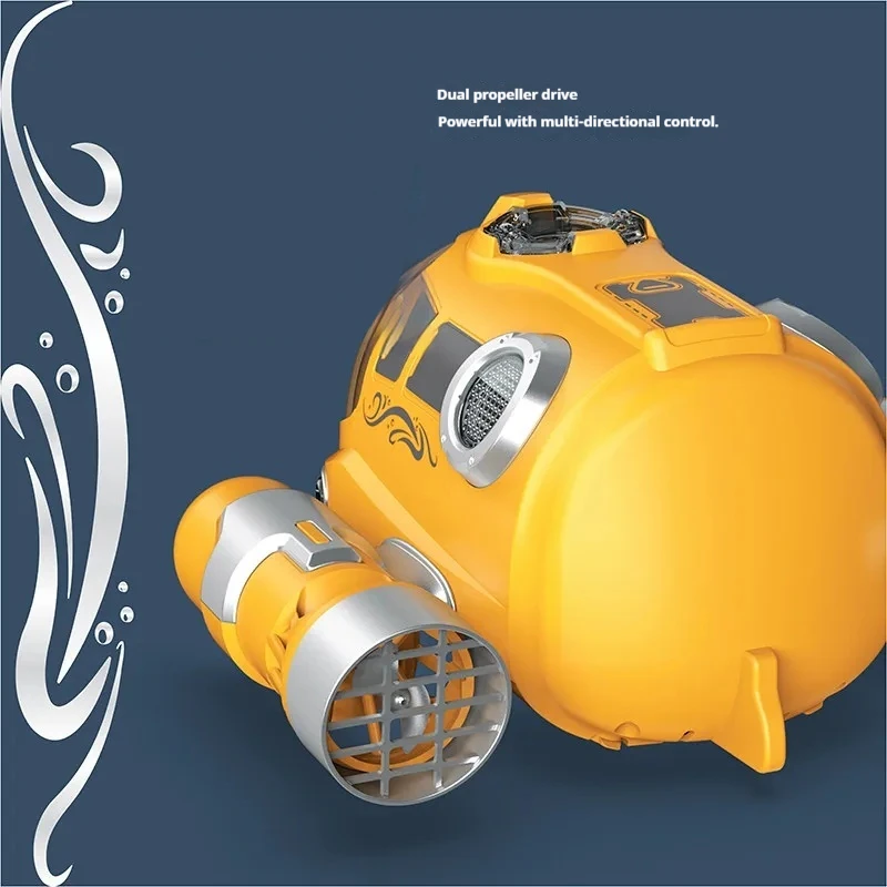Generic Remote Control Submarine Double Propeller Electric Spray Boat Model Rechargeable Bath Pool Summer Water Play Toy 2026