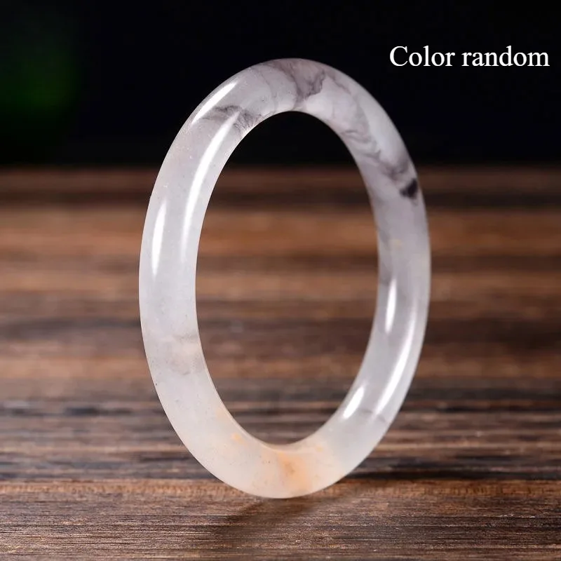 

New Natural Gold Silk Jade Bracelet, Fashionable and Versatile Temperament Jewelry