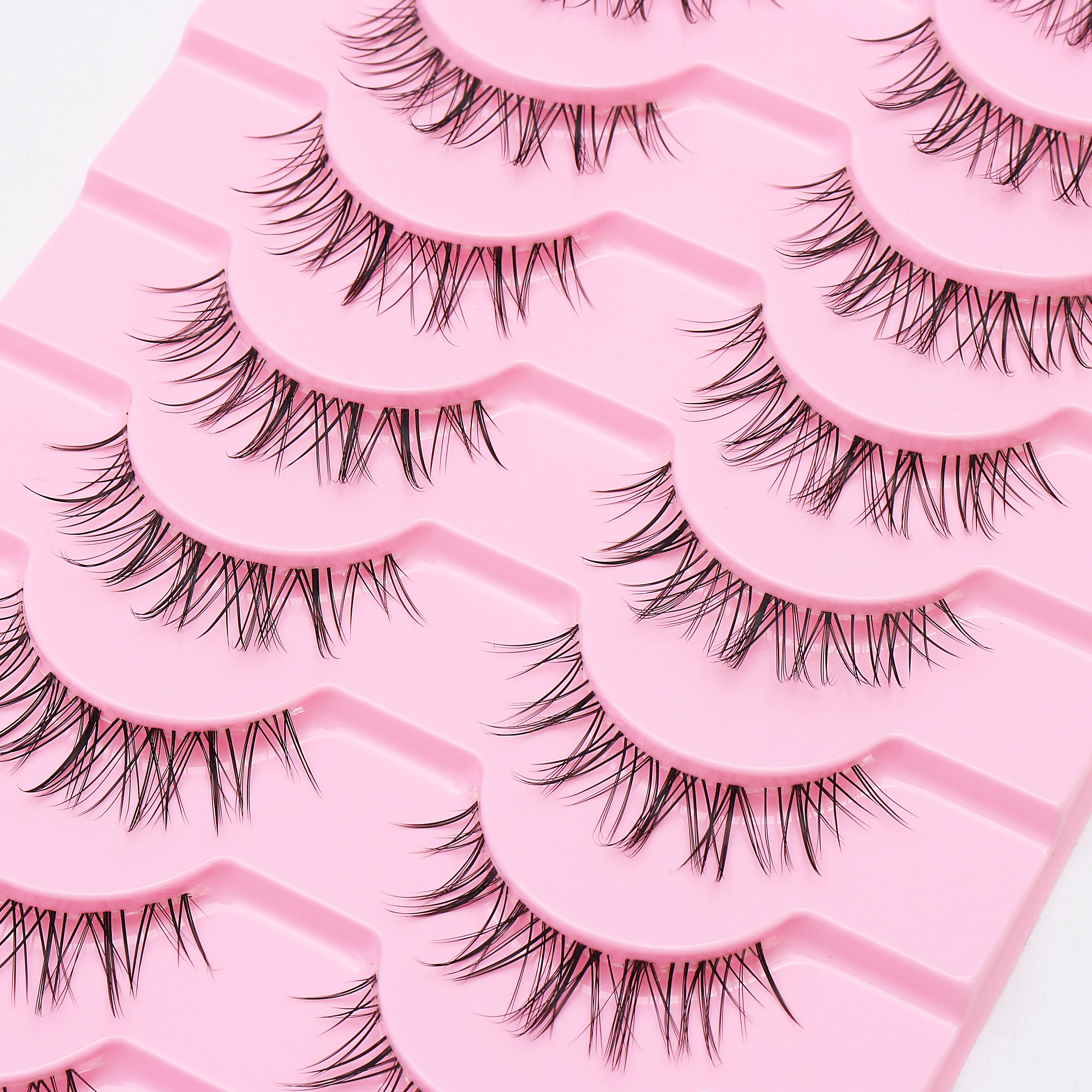 DINGSEN 10 Paar Transparente Anime-Naturwimpern Manga-Wimpern Koreanische Make-up-Wimpern Großhandel Künstliche Wimpern – Detail 13