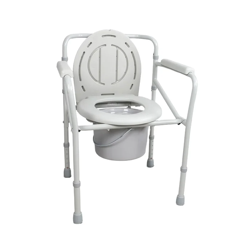 Hospital Folding Walker & Commode Chair for Adults