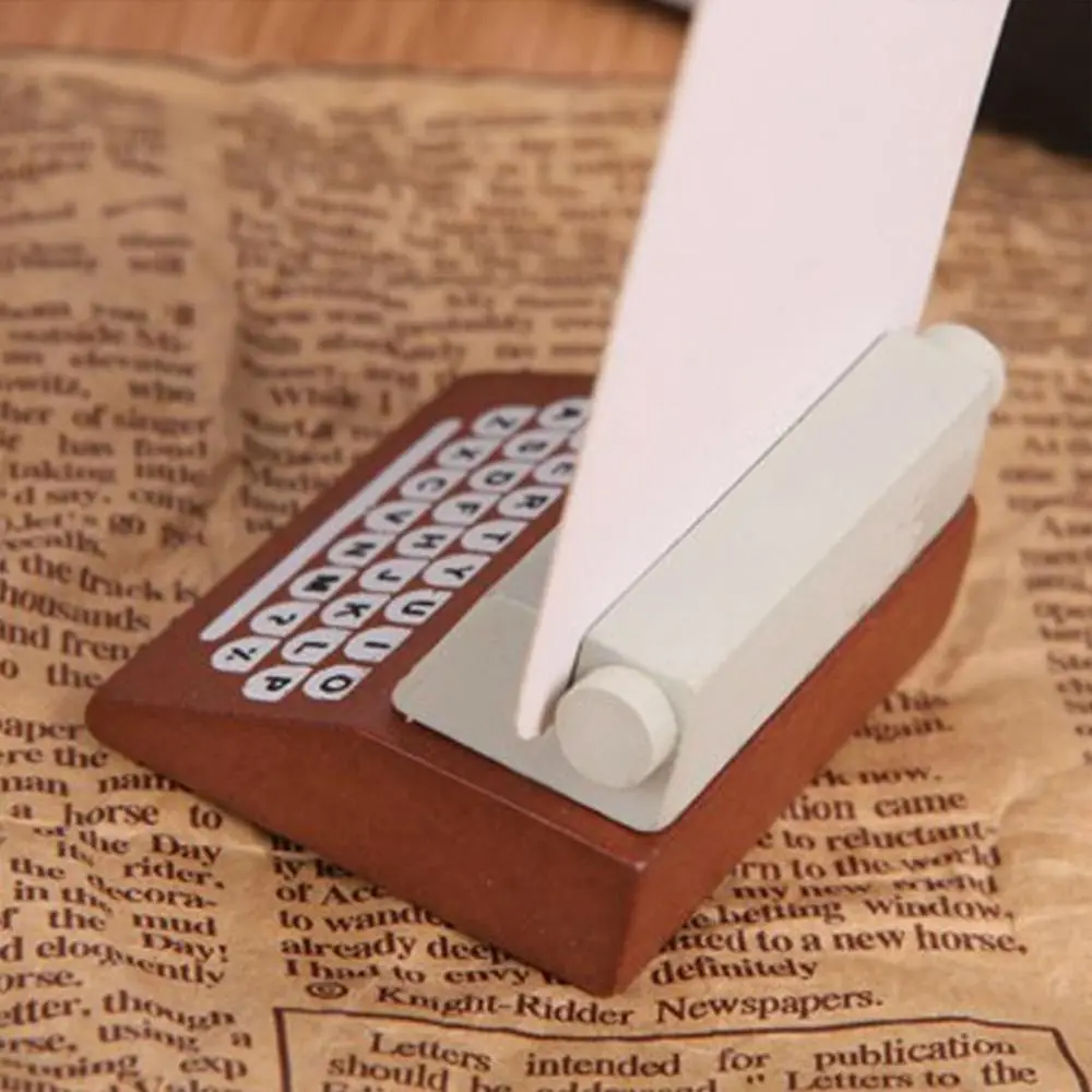 Typewriter Creative Office Clip Photo Clips Memo Card Holder Note Paper Holder