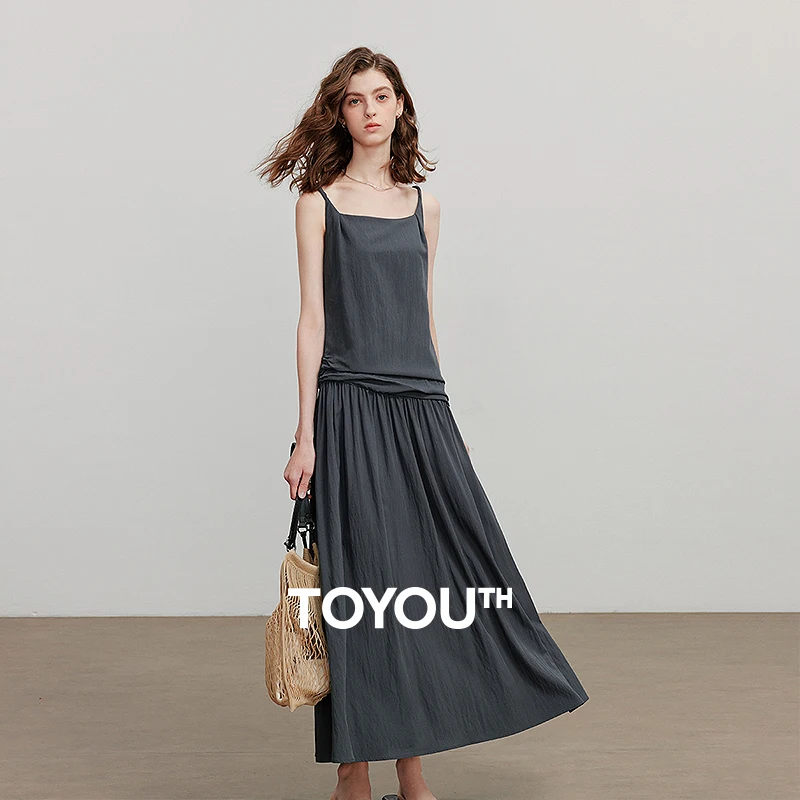

TOYOUTH Women Dress 2025 Summer New Elegant Dress 8529122