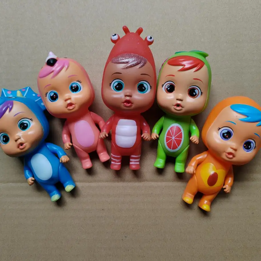 Crybaby płaczą ponownie seria figurki pudełko z niespodzianką winylowa twarz lalka zabawka Crybaby wisiorek ze zwierzątkiem lalka dekoracja torby brelok prezent