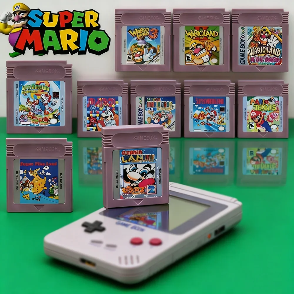 Cartouche de jeu vidéo Pokémon 16 bits, carte de console, Wario Land, Donkey Kong, Wario Land 2, Yoshi, États-Unis, pour cadeau