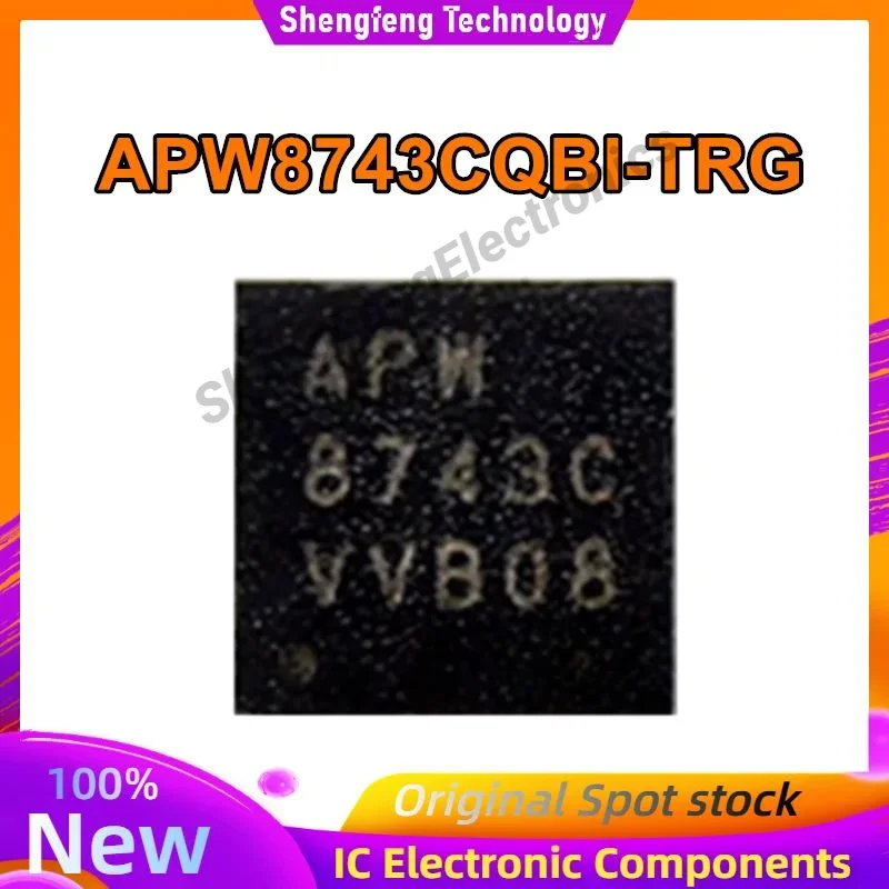 5-10PCS APW8743CQBI-TRG APW8743CQBI APW8743C 8743C QFN-16 IC chipsatz Neue Original auf lager