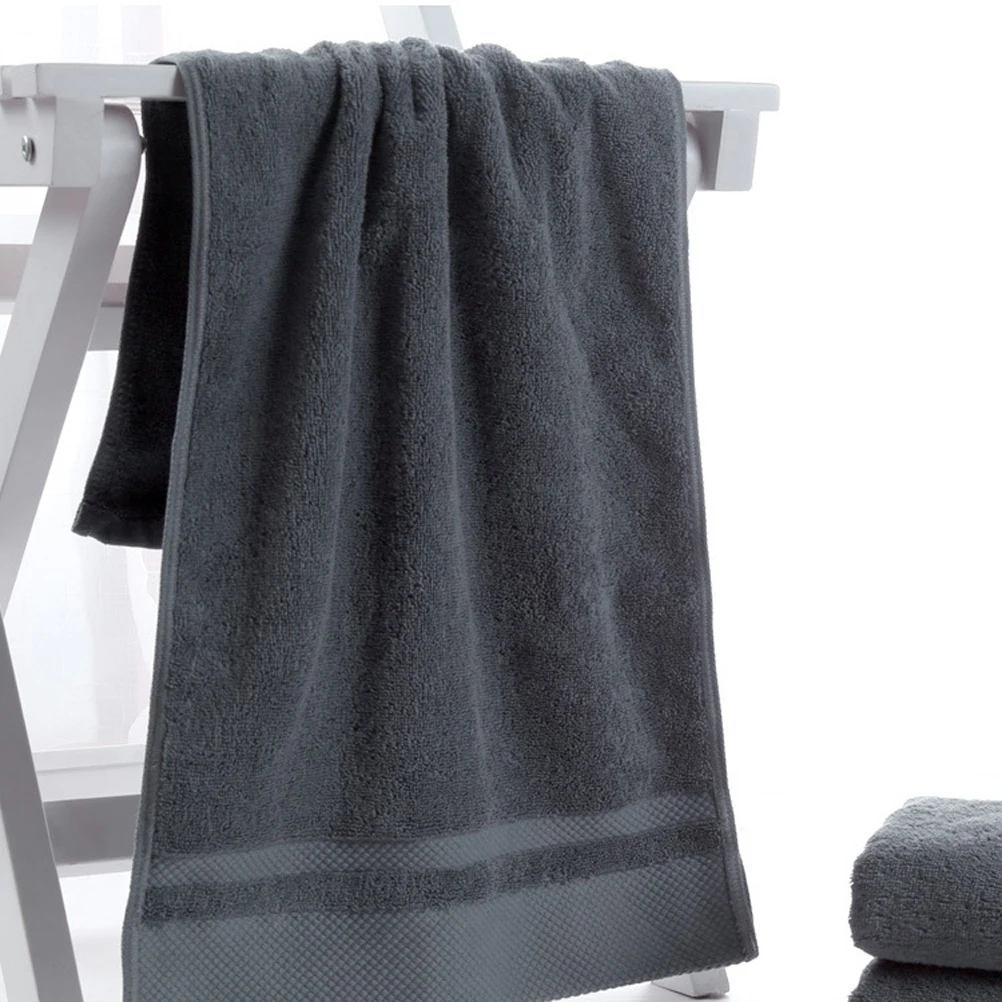 

Fast Drying Pure Cotton Soft Bath For Hand Face Adults Cotton Towel Hotel Spa Gift Dark Hotel Towel Grey