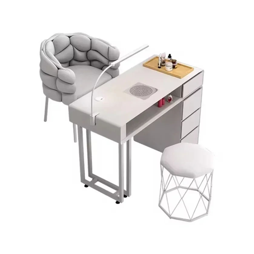 Hot selling modern style nail salon furniture Manicure table Nail salon nail table