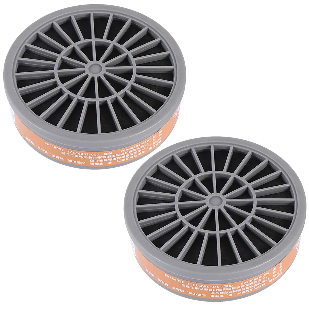 

2PCS Chemical Mask Filters Durable Comfortable For Painting Drilling Industrial Protective