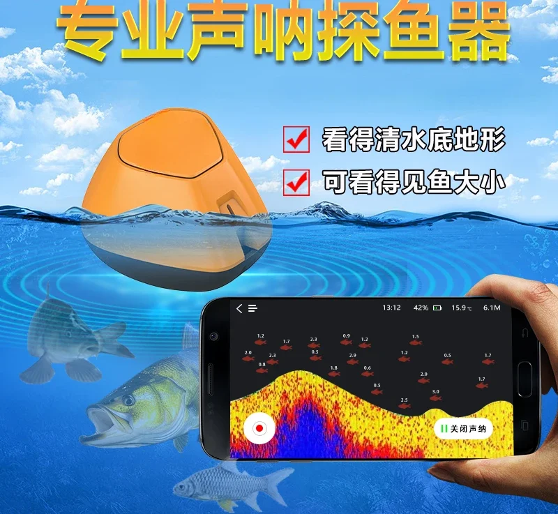 Fish finder visual high definition