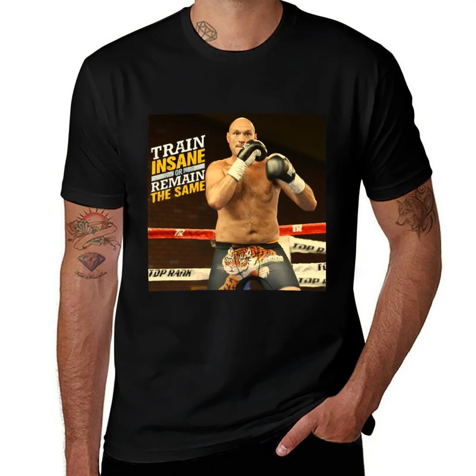 

Tyson Fury Train Insane T-Shirt t shirts cotton 100% man tshirt t shirts designer T-shirt
