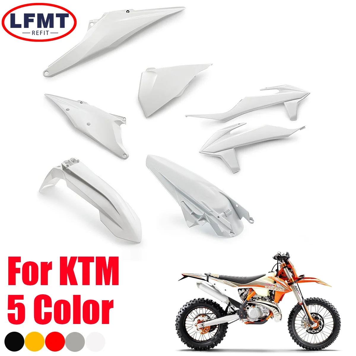 For KTM EXC EXC-F SX SX-F XC XC-F XCW XCF-W 125 150 250 300 350 450 500 Motorcycle 2019-2023 Plastic Full Fairing Body Cover