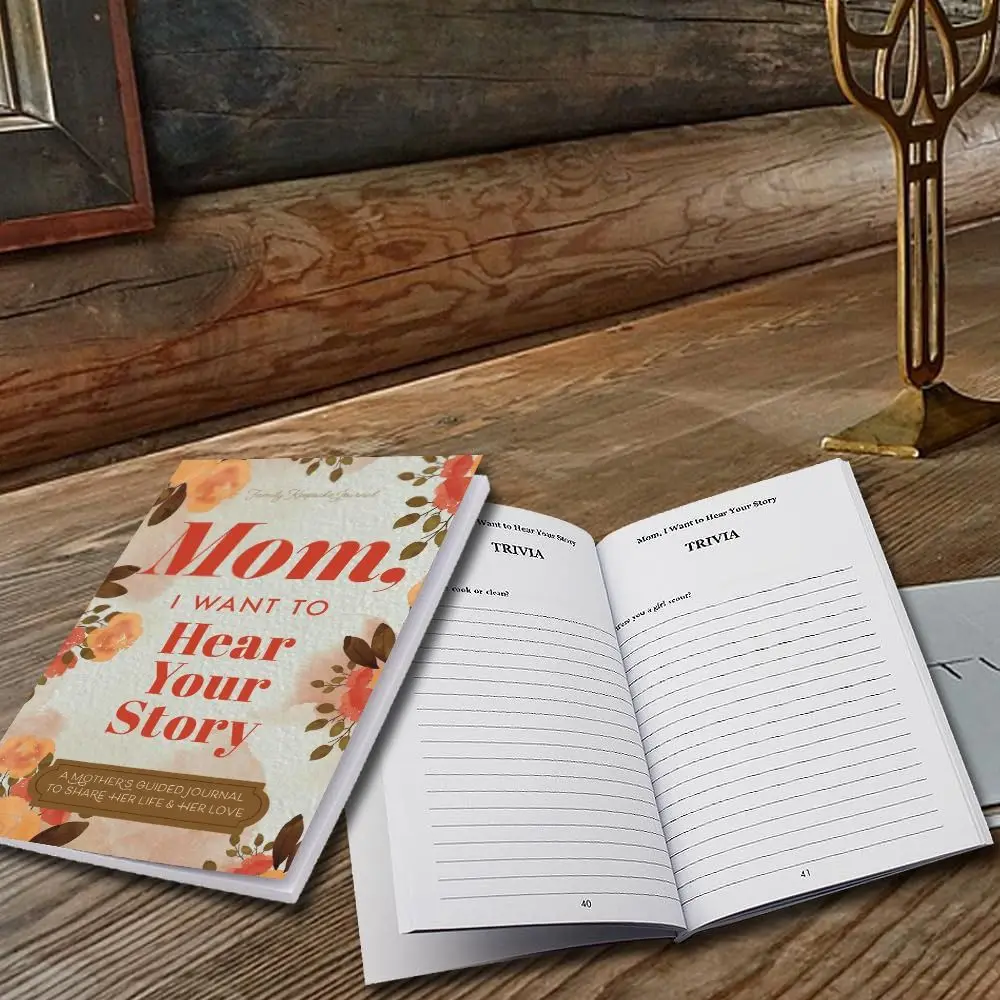 Leather I Want Hear Your Story Notebook To Share Their Life I Want to Hear Your Story Journal Book Mom/Grandmomther/Grandpa