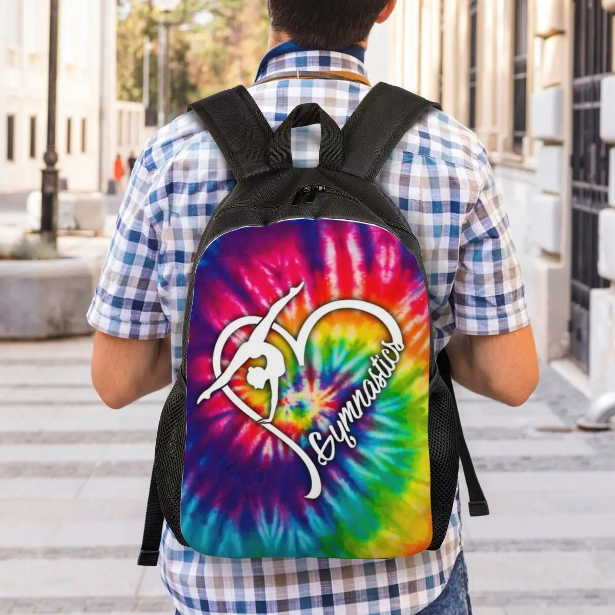 Dance Rhythmic Gymnastics Backpack for Women Men School College Student Bookbag Fits 15 Inch Laptop Bags