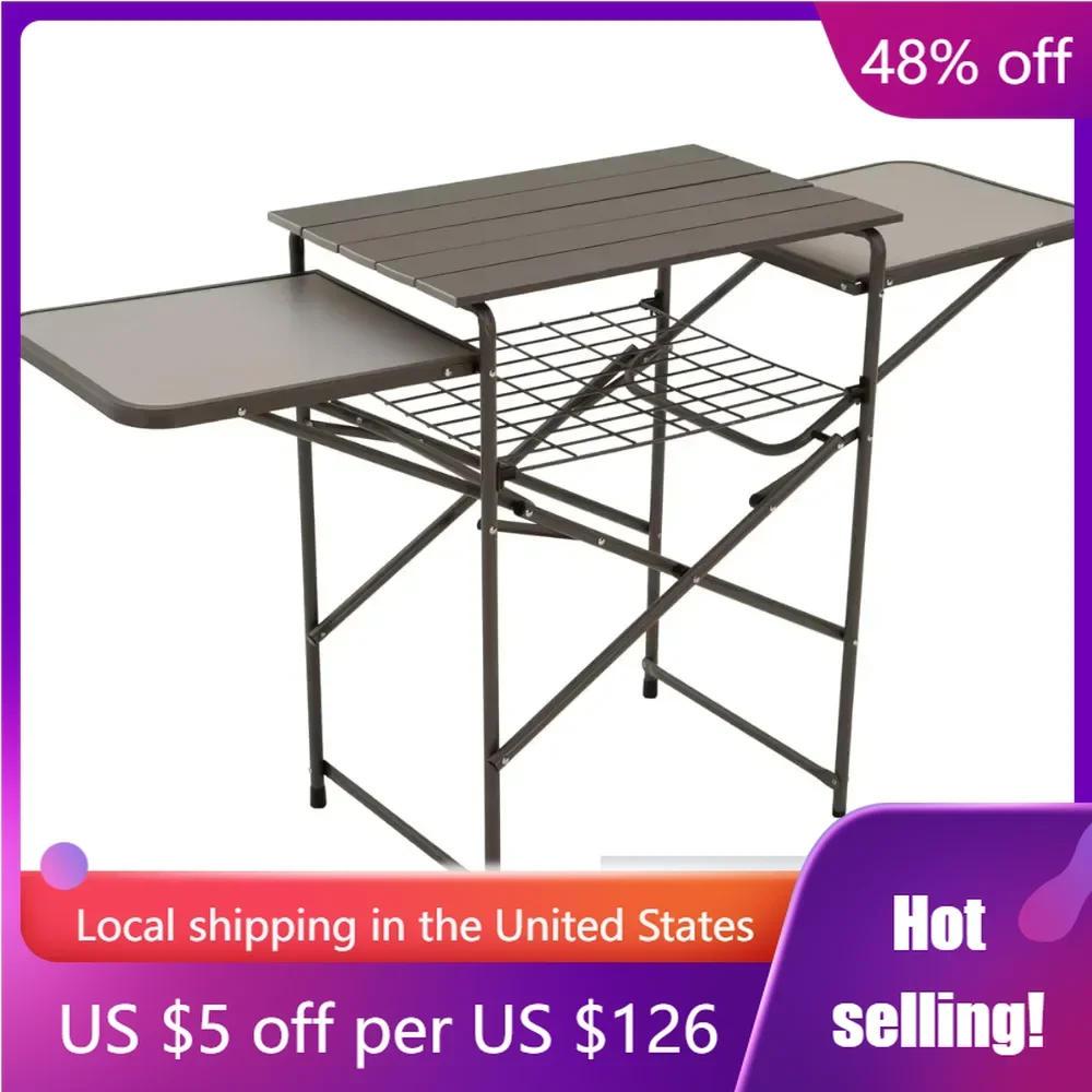 

Portable Folding Camping Table Freight Free Snowpeak Height Adjustment Table Serving Coffee Organizer Boxes Picnic Dining Tables