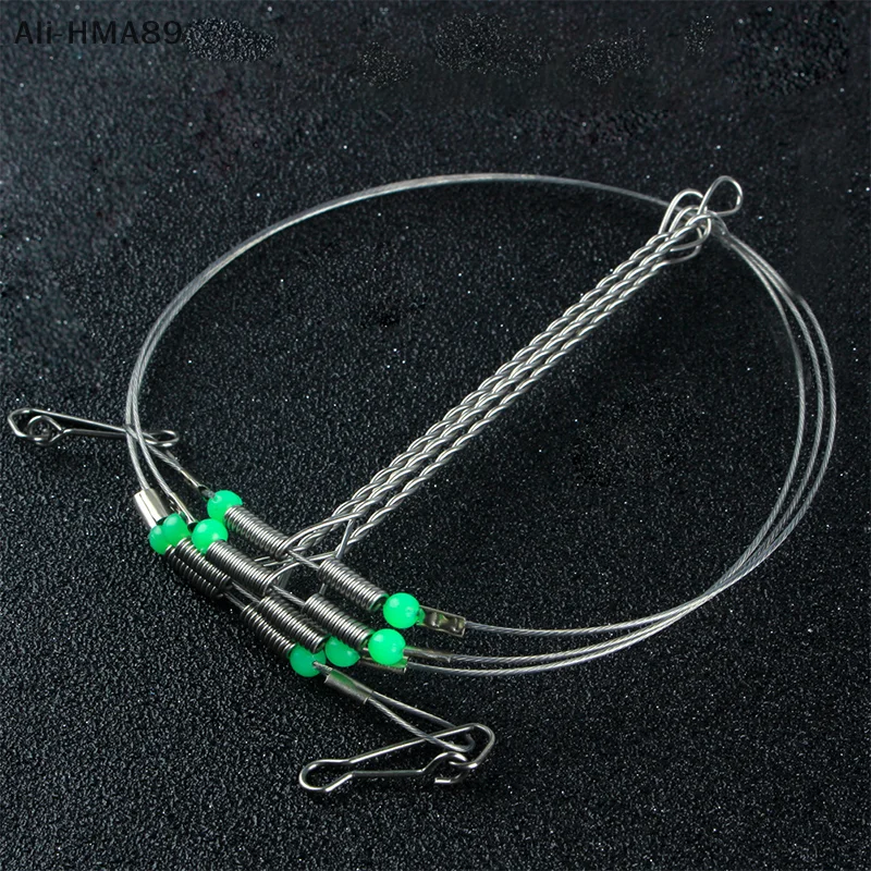 

Steel Wire Balance Tandem Hook Fishing Anti-tangling Soft Steel Wire Balance Sea Fishing Bracket LUYA Fishing Accessories