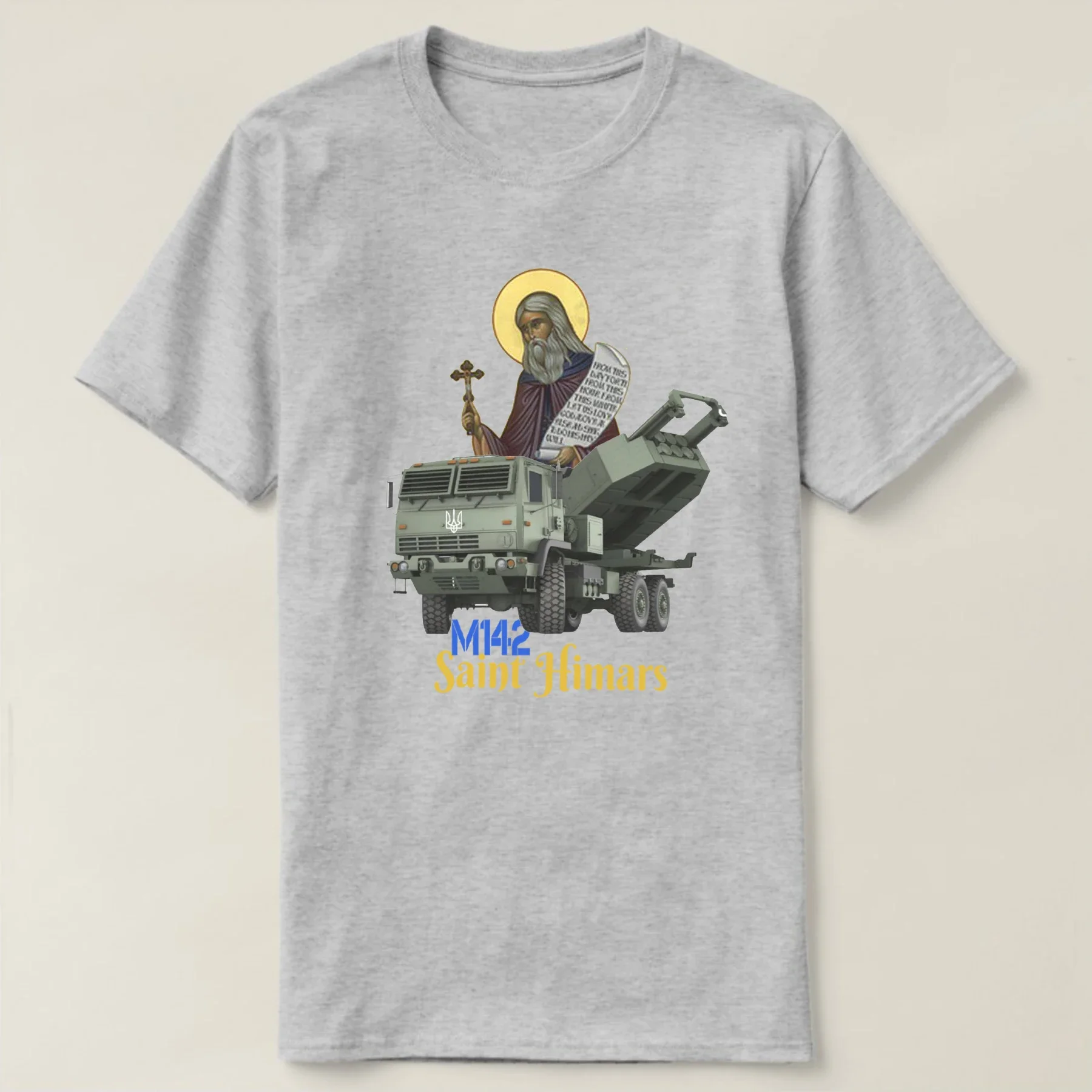 الجيش St Himars M142 نظام الصواريخ المدفعية تي شيرت 100% القطن س الرقبة الصيف قصيرة الأكمام عادية قميص رجالي حجم S-3XL