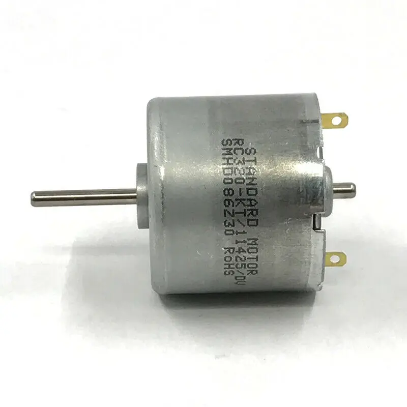 Standard DC Motor RC320-KT/11425  6V-12V 8300RPM High Speed Micro 24mmx21mm Round Electric Motor Engine 15mm Output Shaft