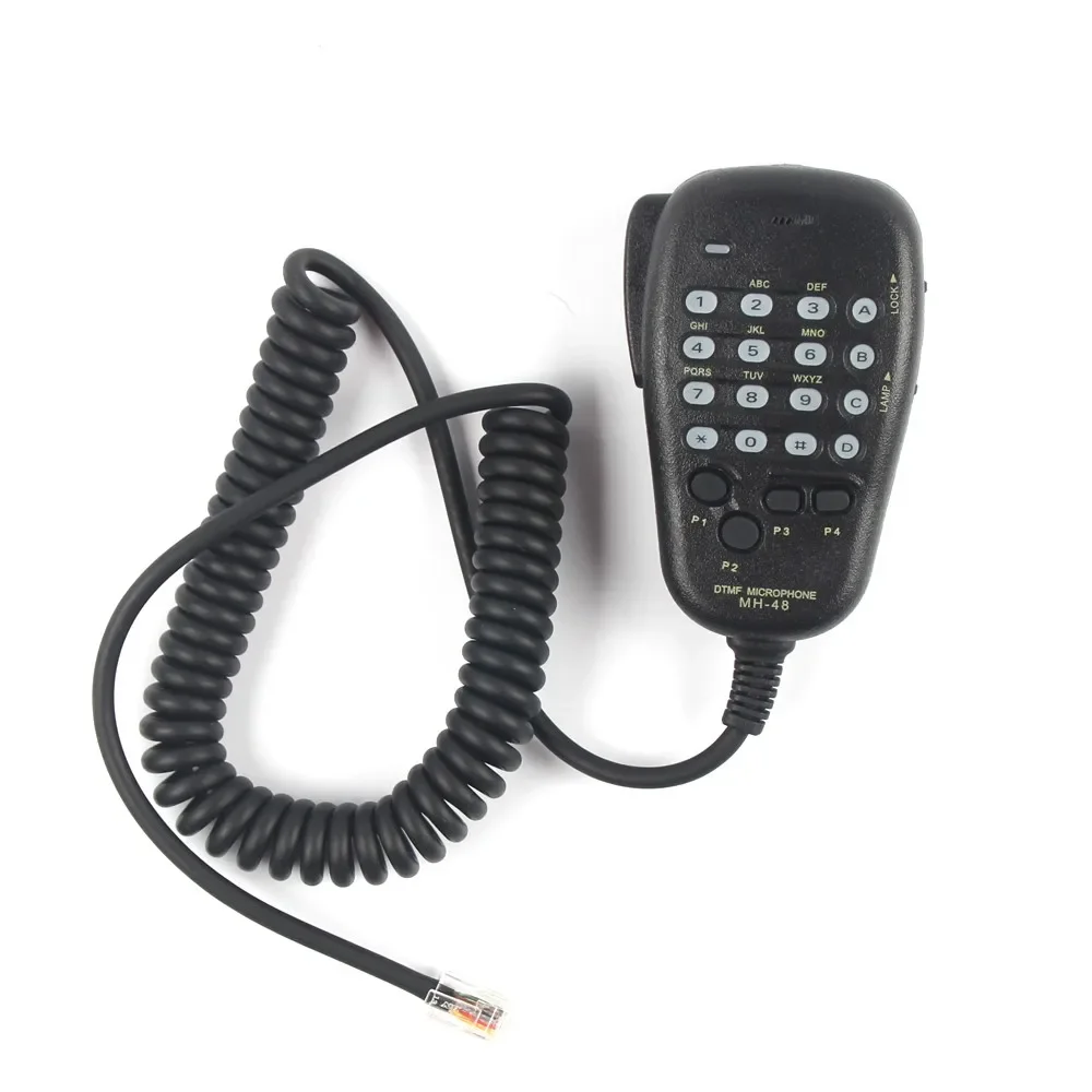 MH-48A6J 6pin dtmf alto-falante microfone para yaesu FT-8800R FT-8900R FT-7900R FT-1807 FT-7800R FT-2900R FT-1902 rádio ptt microphe