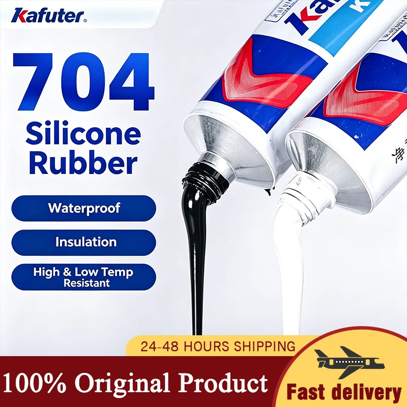 3er-Pack Großhandel KAFUTER K-704 704L 704B Silikondichtmasse Silikonkautschuk Superkleber Kafuter K 704 Klebstoff-Dichtmittel