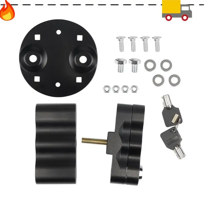 

Mount Lock With Keys Locking Pack Mount For Rotopax LOX-PM Fuel Pack Or Storage Box And Water Pack Gas Can Mounts