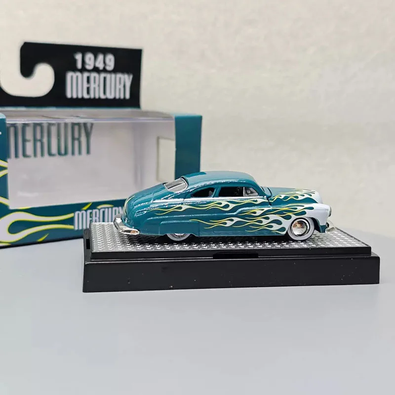 

M2 1:64 1949 Mercury Custom Alloy Car Model Adult Static Collection Decorated Christmas Gifts Holiday Gifts Toys