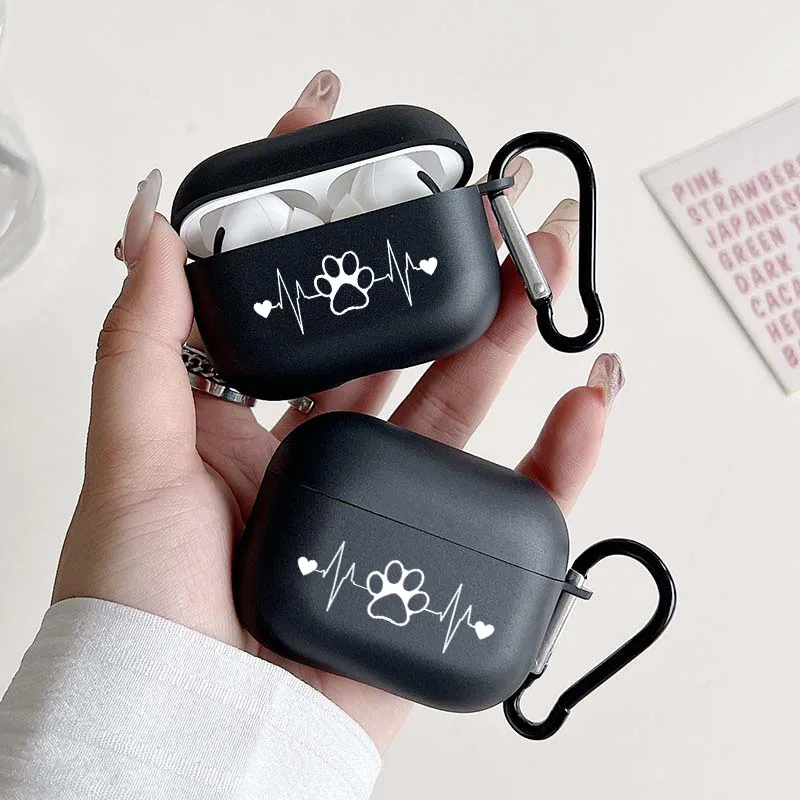 Casing Pelindung Headset Nirkabel Pola Melompat Cetak Kaki Kreatif untuk Airpods 4 3 1/2 Pro 2 dan Casing Earbud Bergaya TPU Pro