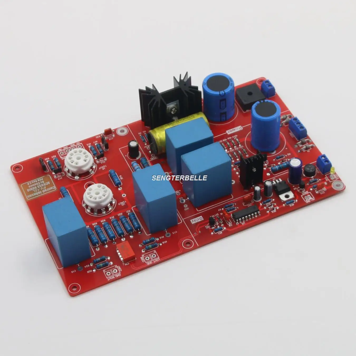 HiFi ECC82 / 12AU7 Vacuum Tube Stereo Preamplifier Board Kit Refer Conrad-Johnson PV12L Preamp Circuit