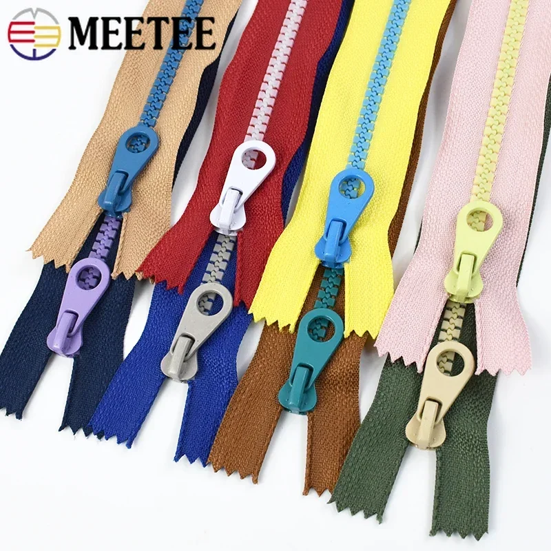 

2/3/5Pcs 5# Sewing Resin Zippers 15-30cm Closed-End Zipper Tape Bag Replace Zip Clothes Zips Repair Kit DIY Garment Accessories